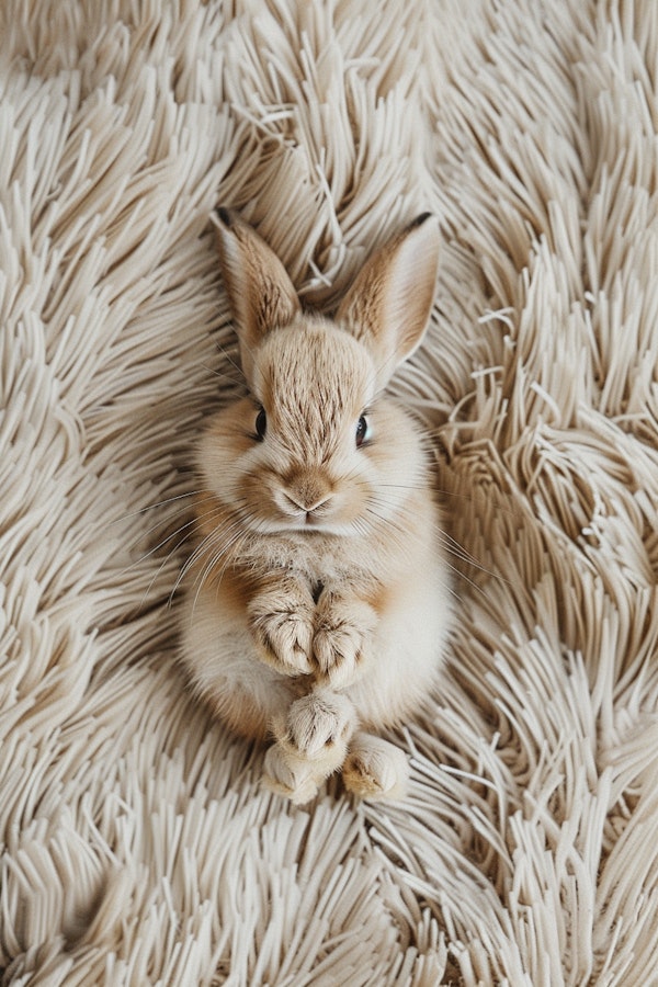 Serene Domestic Bunny