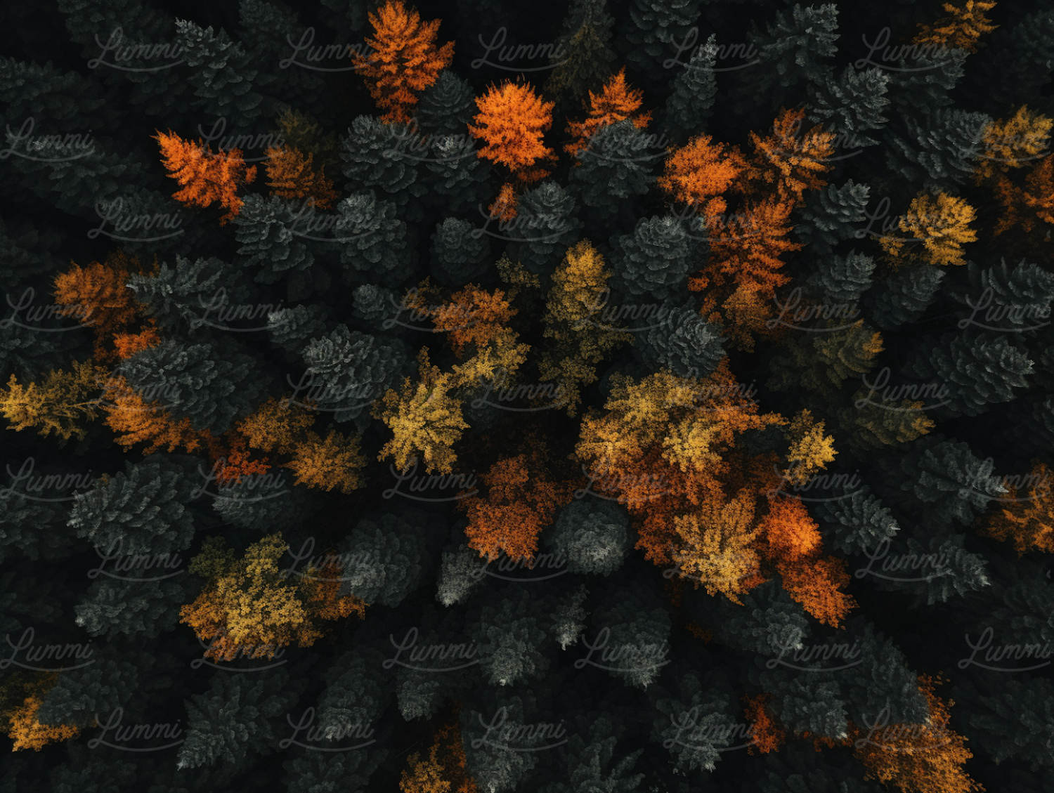 Autumnal Canopy Aerial