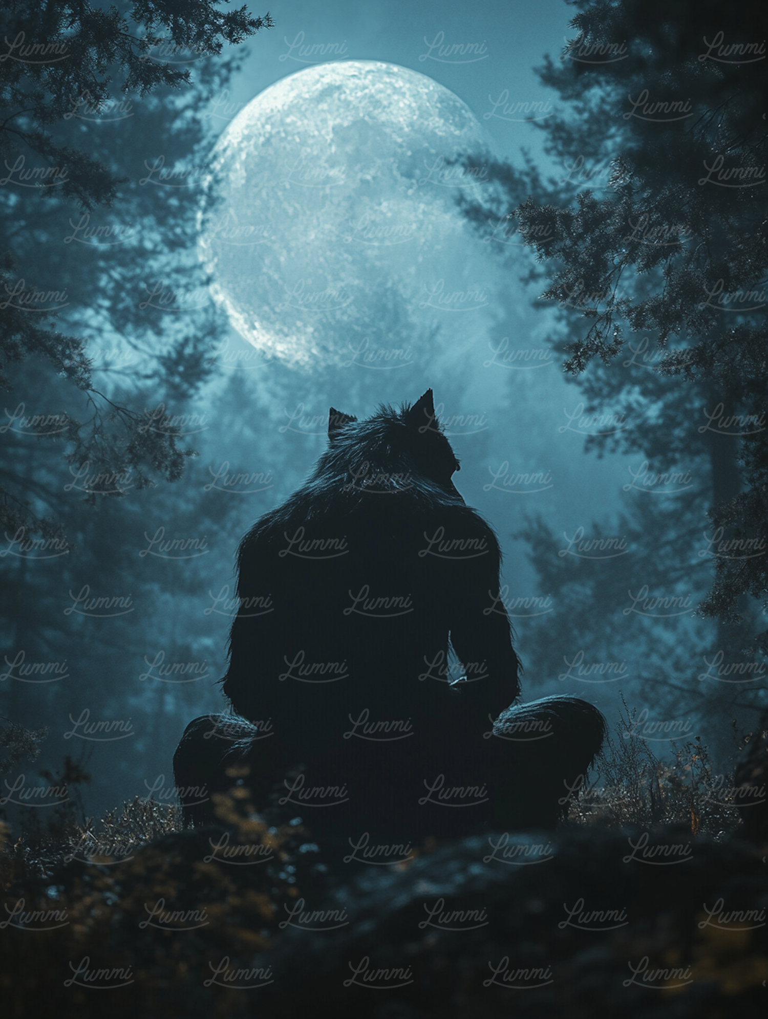 Werewolf Under Moonlight